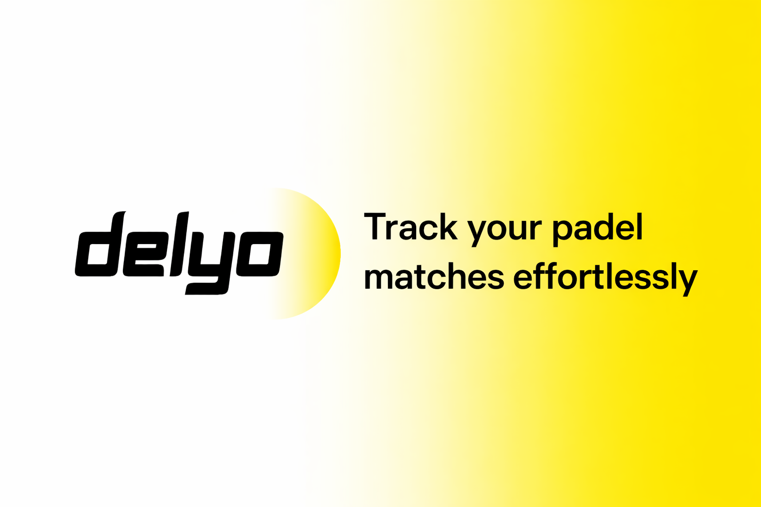DelYo Padel Match Tracker Mobile App